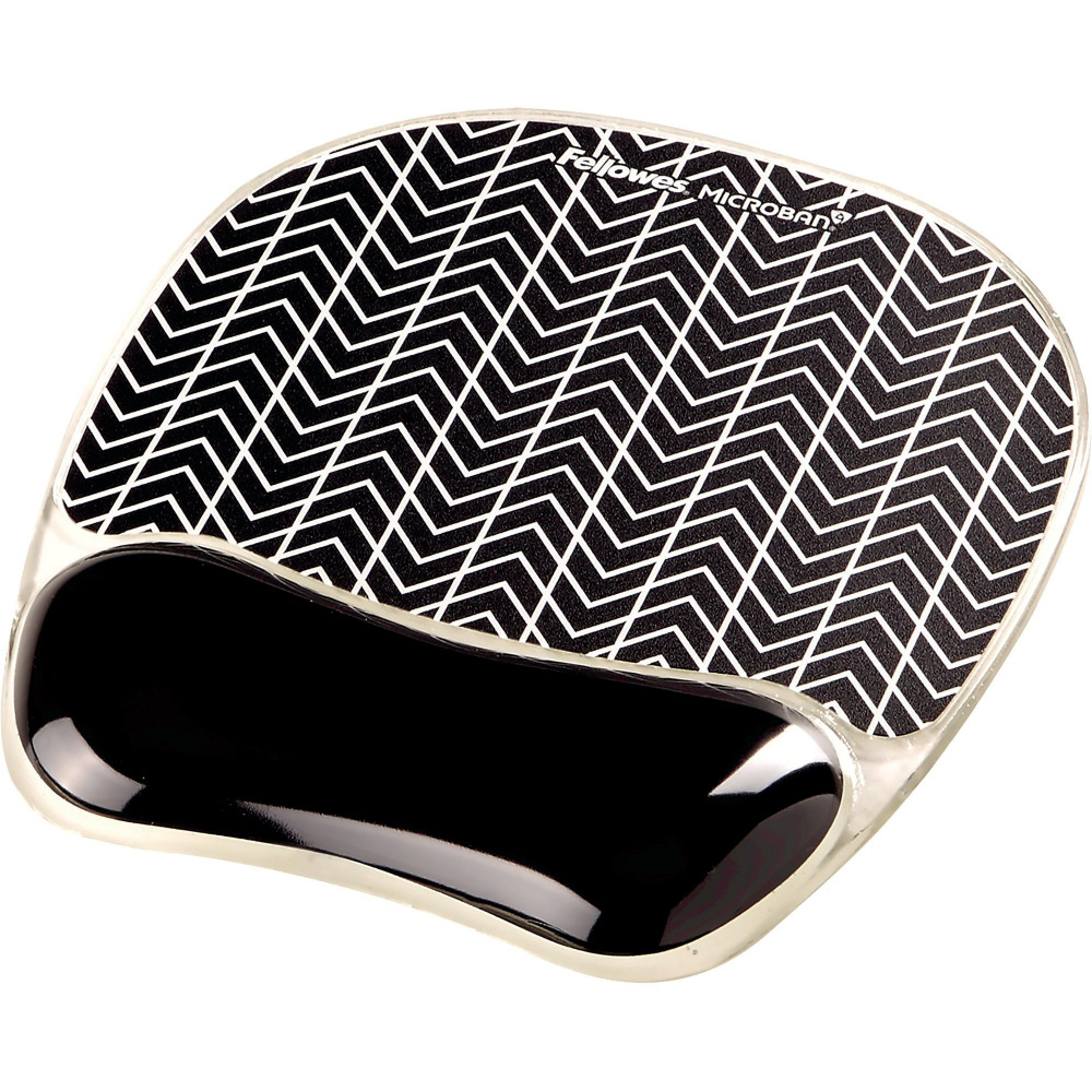 FELLOWES PHOTO GEL MOUSE MAT CHEVRON