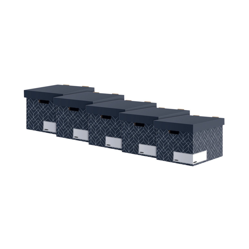 BANKERS BOX STOR BOX URB MID BLU PK5