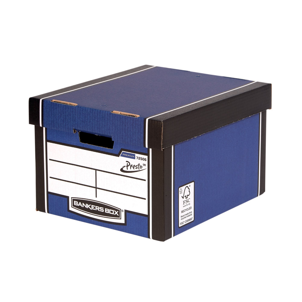 BANKERS BOX CLASSIC BOX BLUE PK5