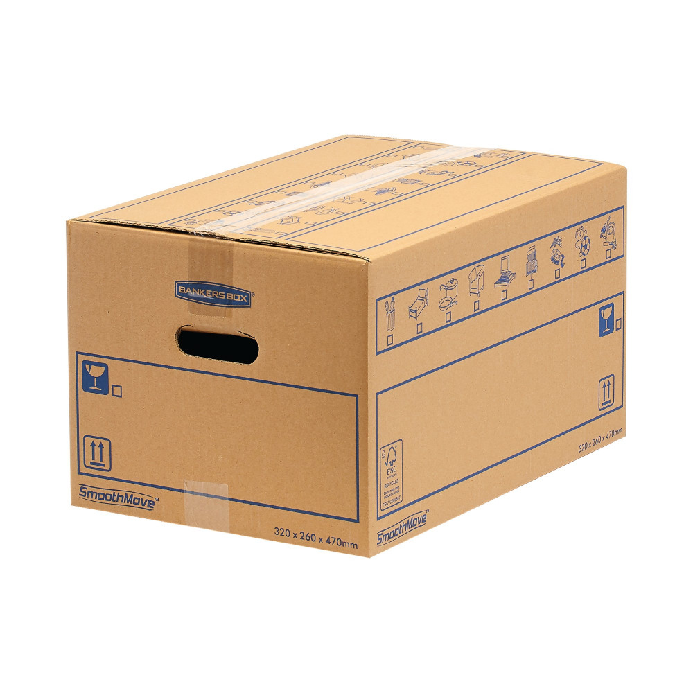 SMOOTHMOVE MOVING BOX 39L PK10