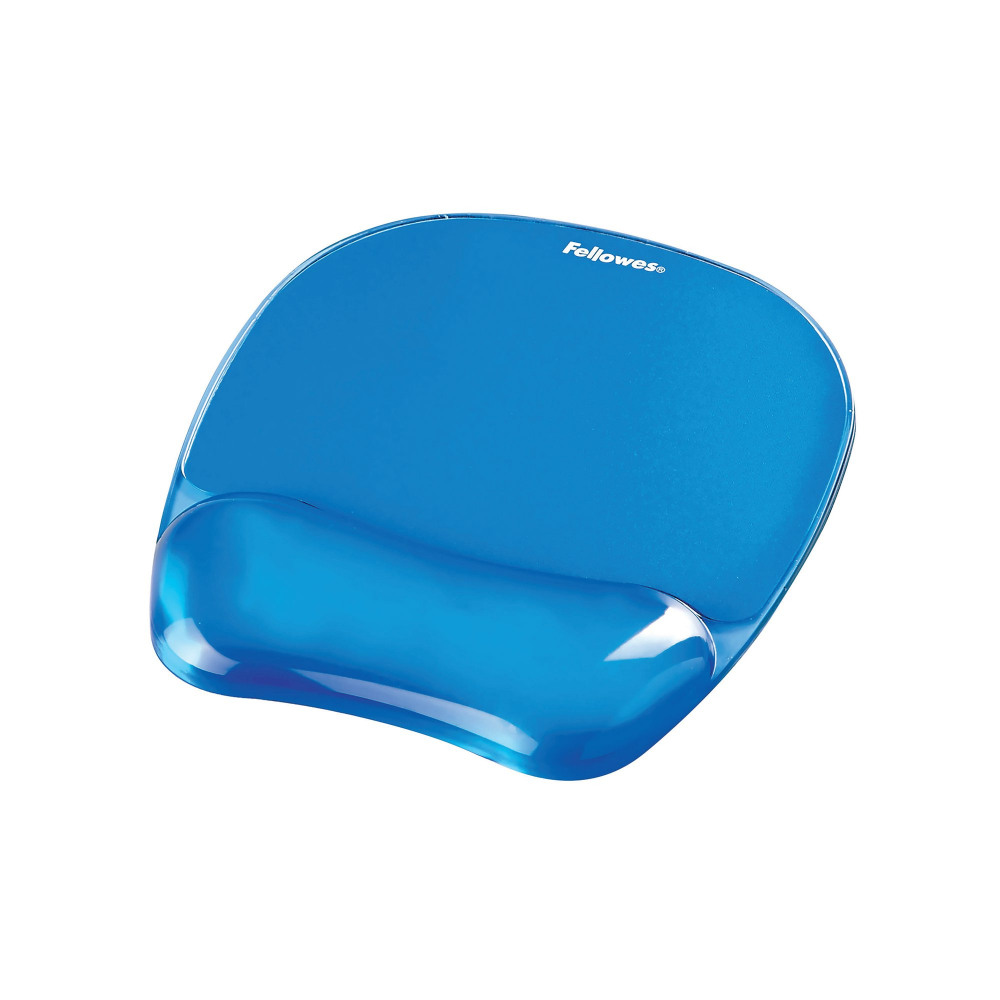 FELLOWES CRYSTAL BLUE GEL MOUSE PAD