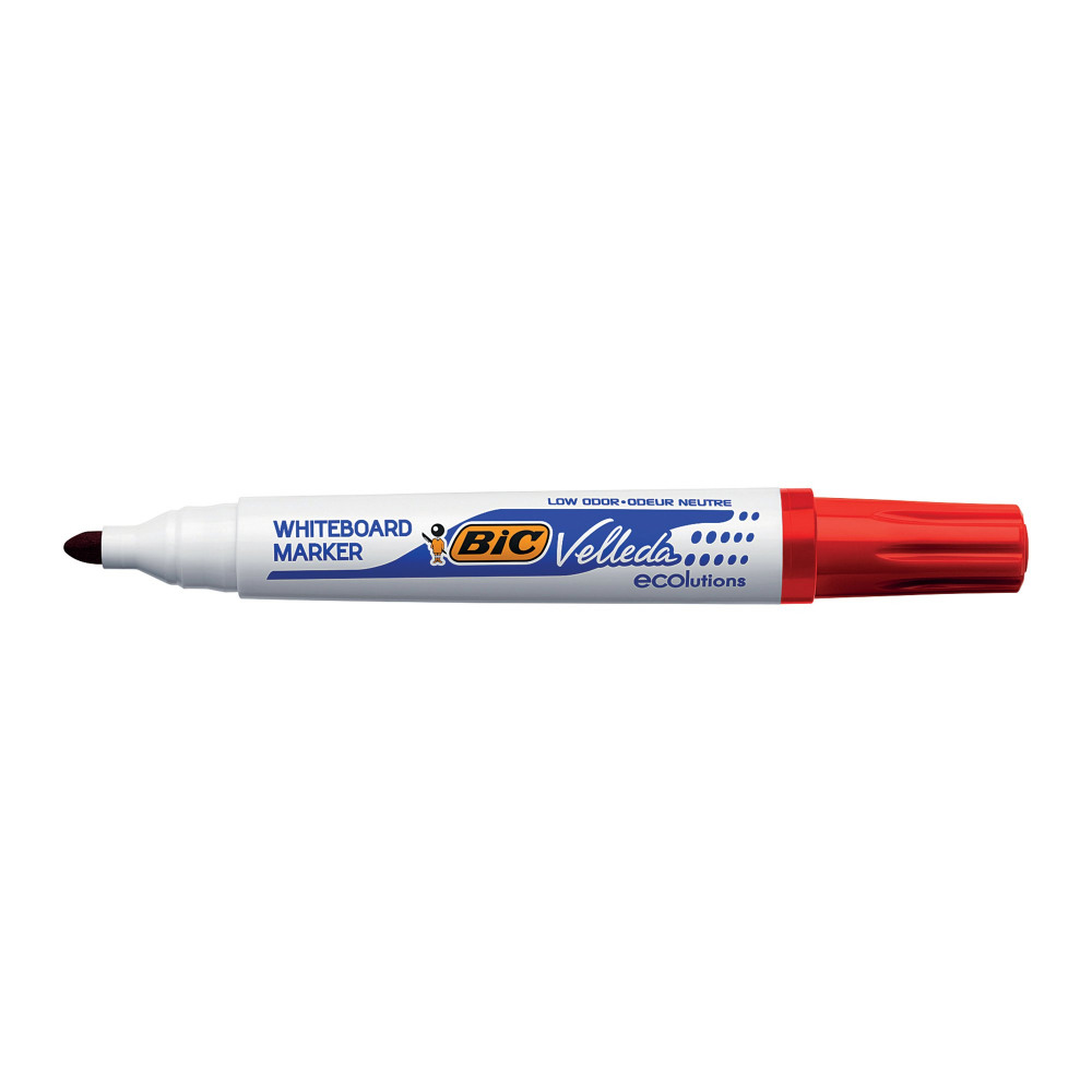 BIC VELLEDA 1701 MARKERS RED PK12
