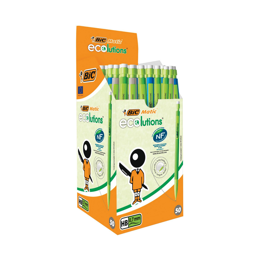 BIC MATIC ECOLUTION MECH PENCIL PK50