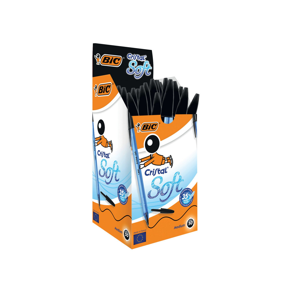 BIC CRISTL S/BAL PNT BLK 918518 PK50
