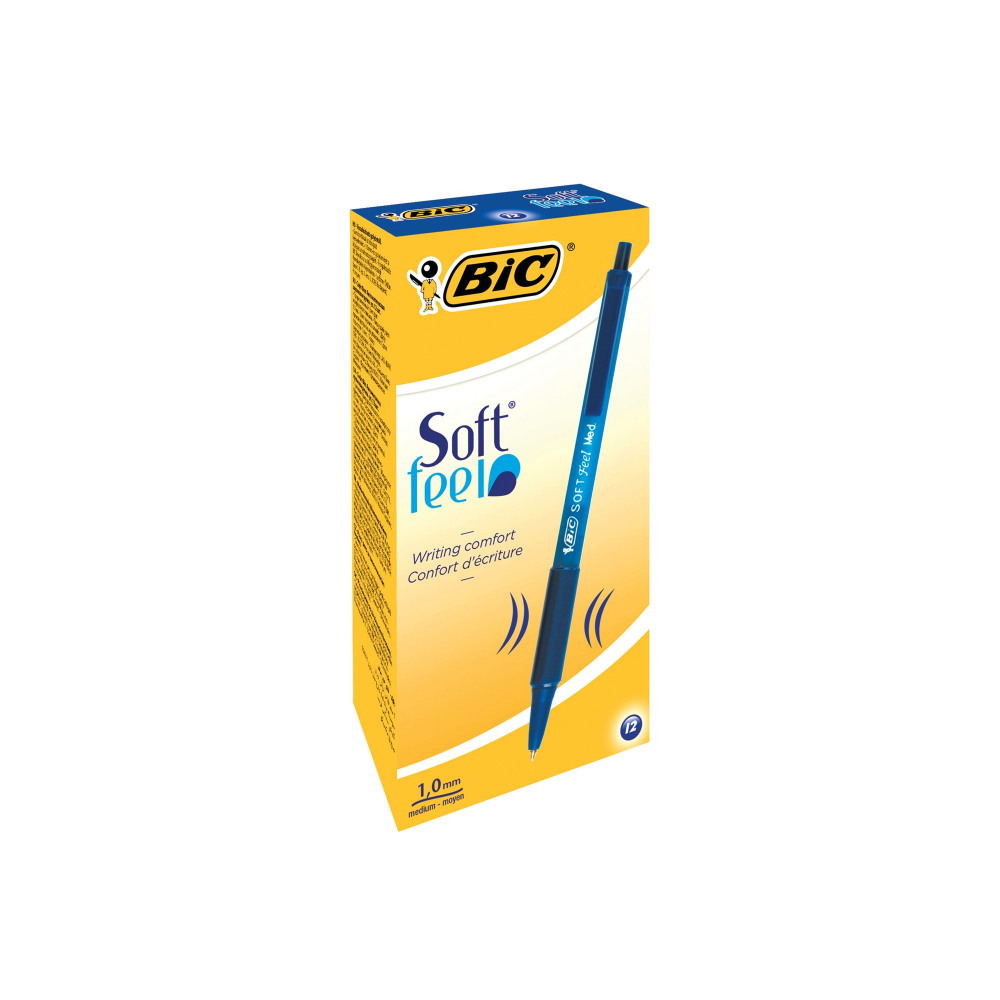 BIC CLICK RETRACT BALL PEN BLU PK12