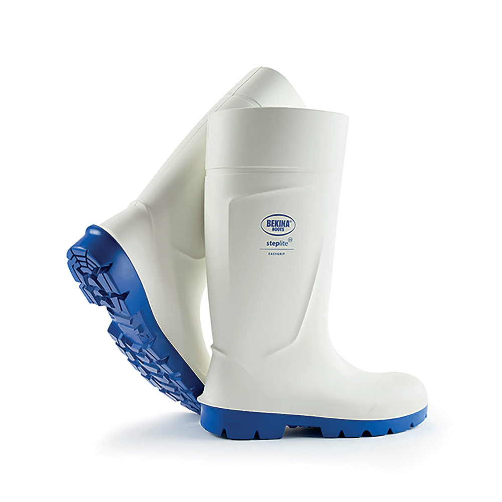 STEPLITE EASYGRIP BOOTS 1PR WHT 4