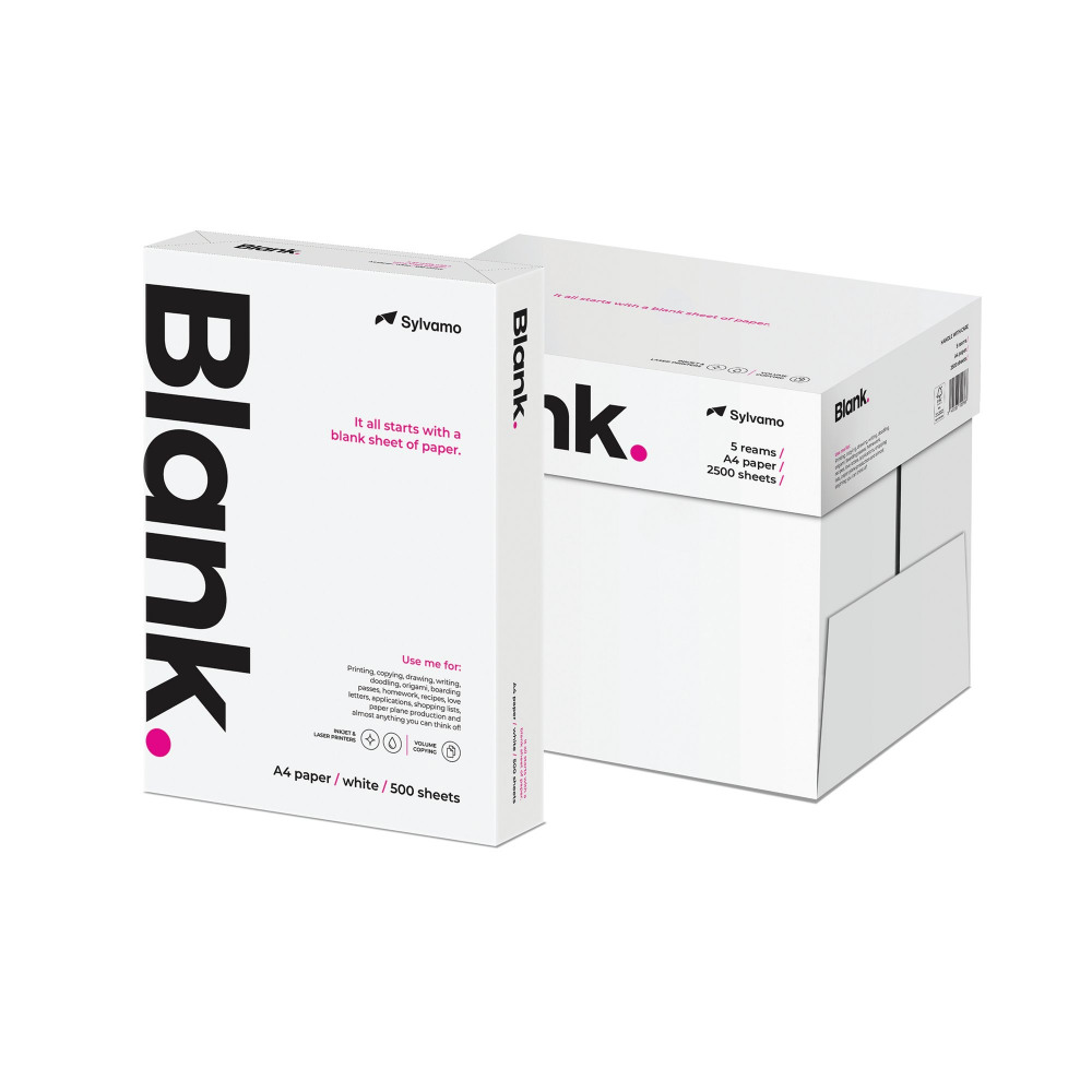 BLANK A4 70GSM COPIER PAPER PK2500