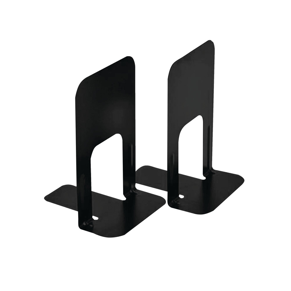 METAL LARGE DELUXE BOOKENDS BLACK