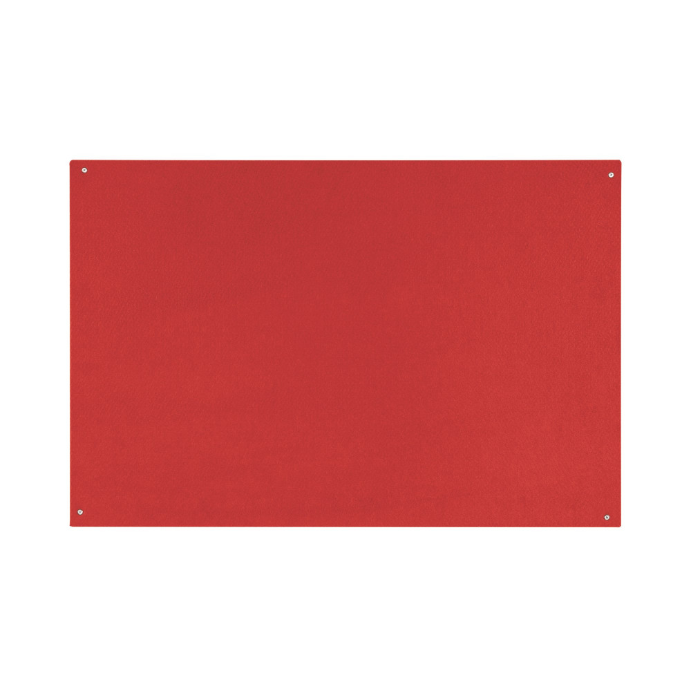UNFRAMED FELT NBRD RED 1175X875MM