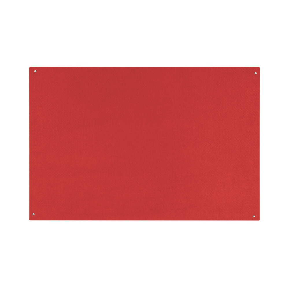 UNFRAMED FELT NBRD RED 875X575MM