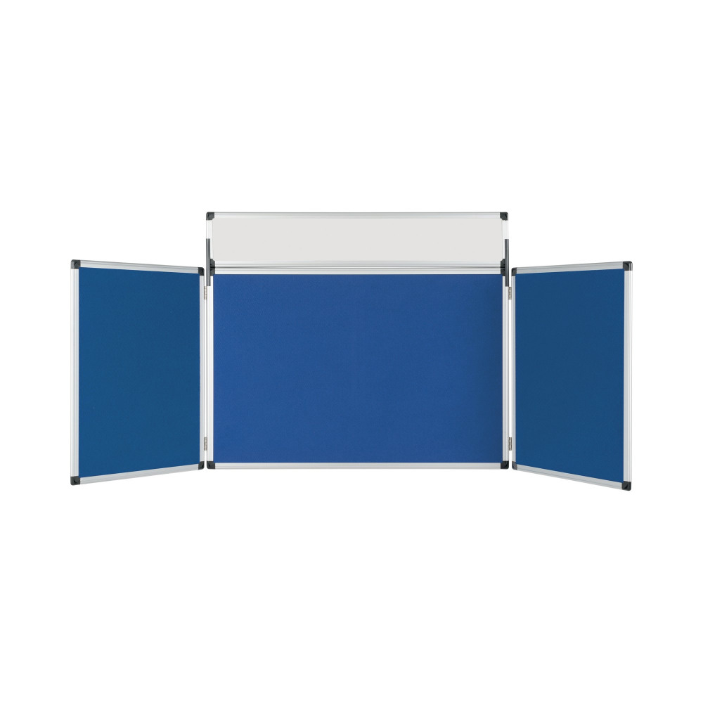 SHOWBOARD 3 PANEL+HEADER BLU 90X60