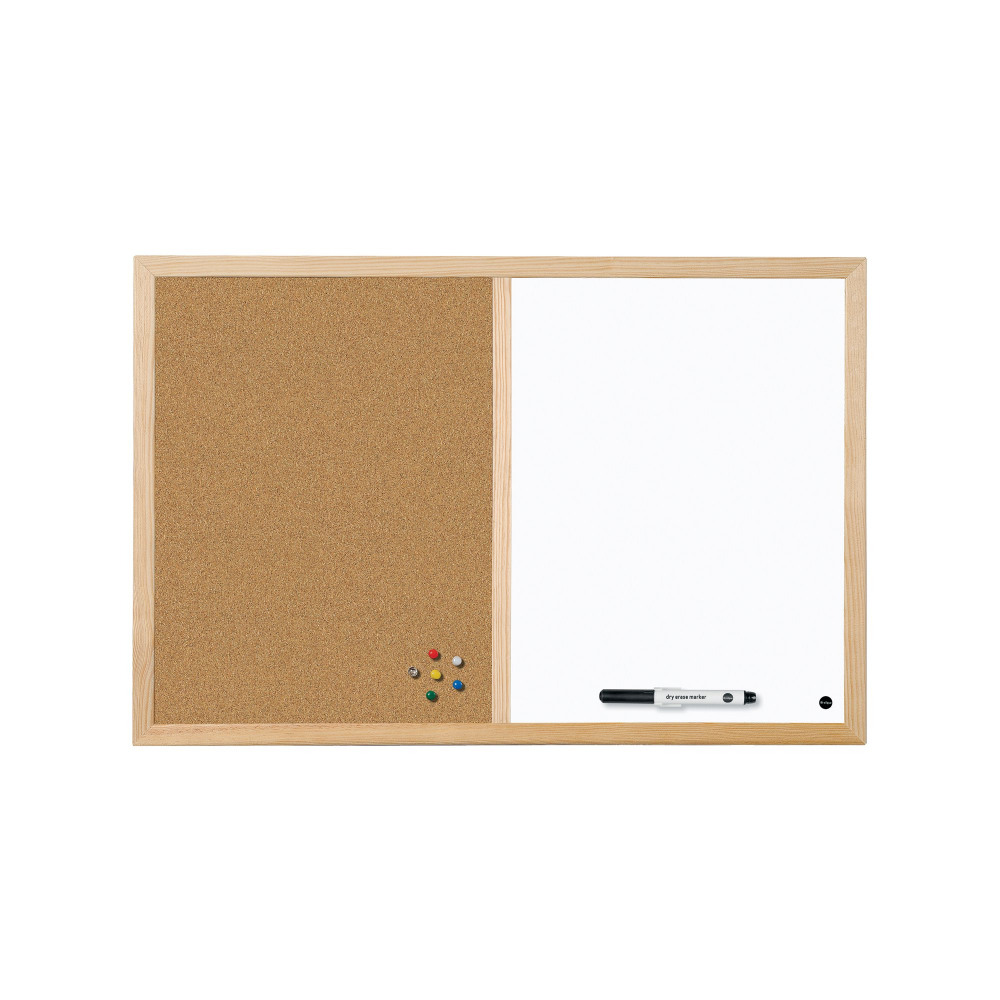 BI-OFFICE CORK/DRYWIPE COMB 600X900