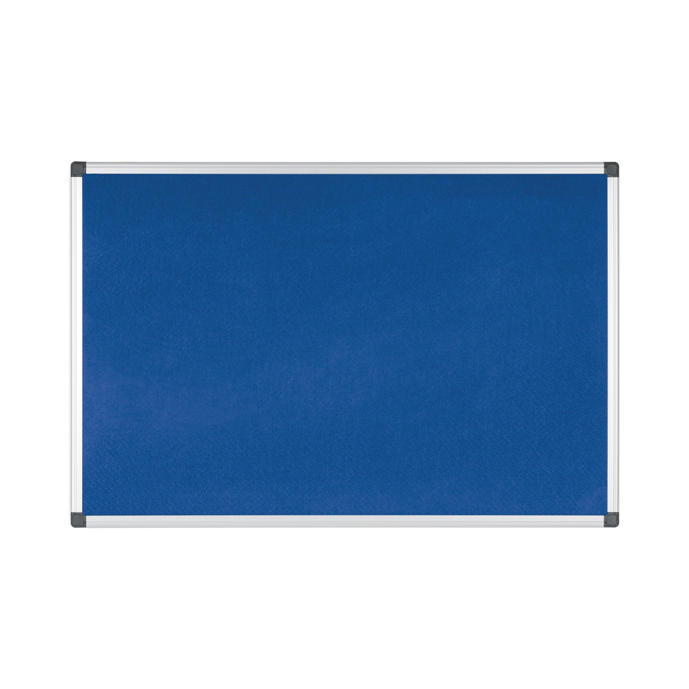 BI-OFFICE NOTICEBOARD 120X120CM BLUE
