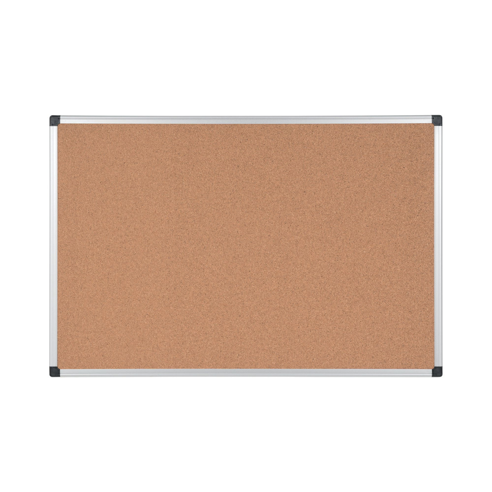 BI-OFFICE CORK BRD 1200X900 ALUM FRM