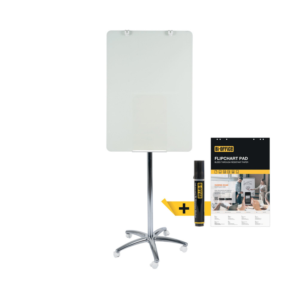 BUSINESS GLASS EASEL NON-MAGN 70X100
