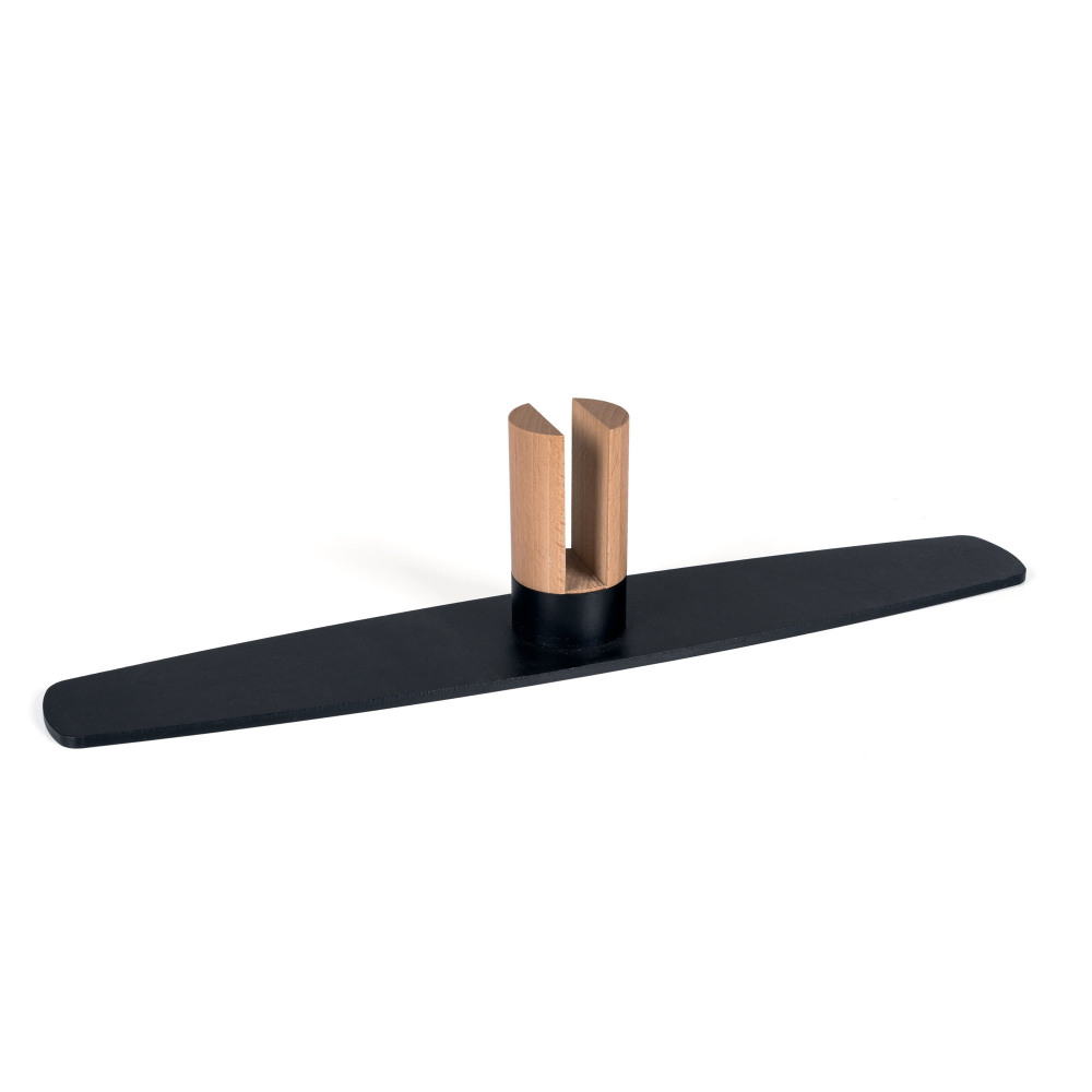 SCULPO LARGE BASE WOOD/STEEL 45X10X8