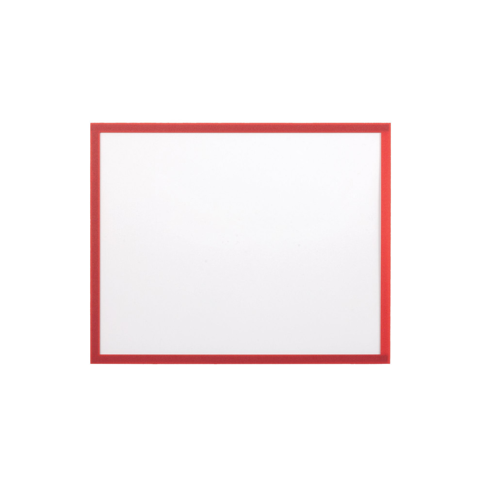 ADHESIVE DOCUMENT HOLDER RED A4 PK5
