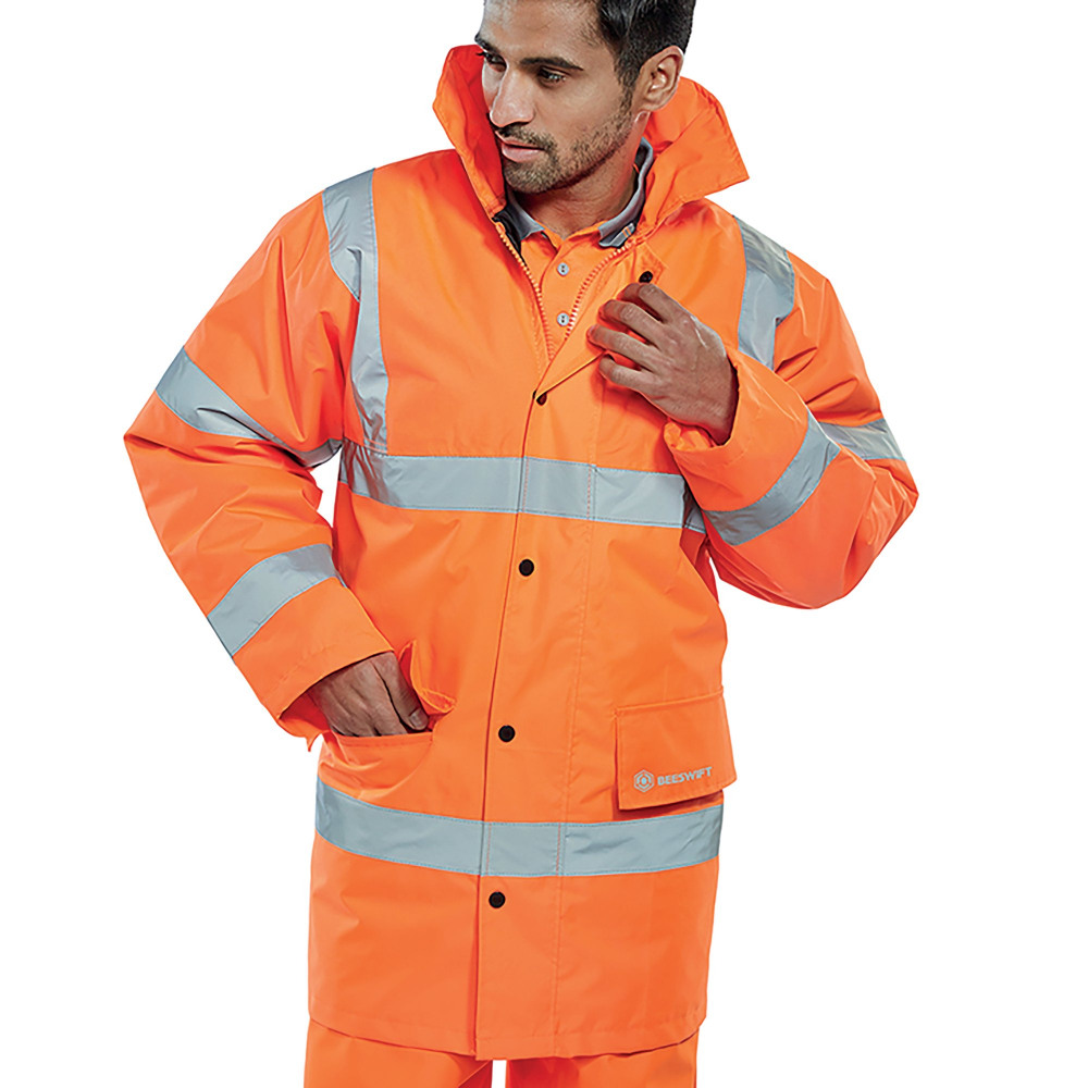 CONSTRUCTOR HI VIS JACKET ORANGE 4XL