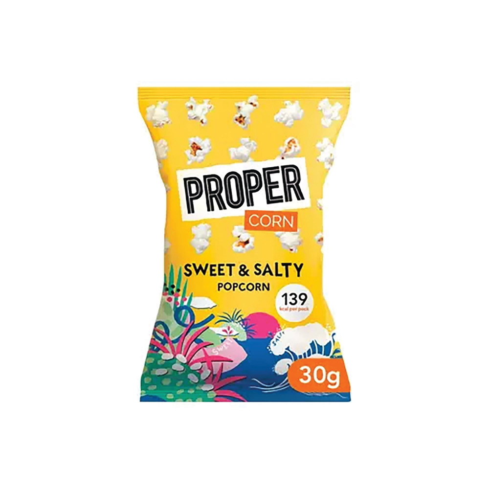 PROPERCORN SWEET+SALTY POPCORN PK24