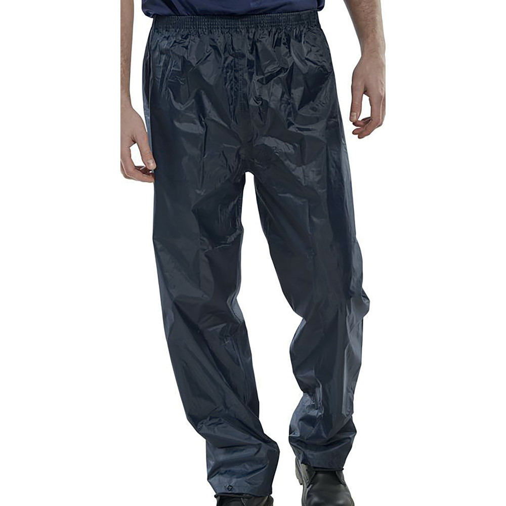 NYLON B-DRI TROUSERS NVY BLU 3XL