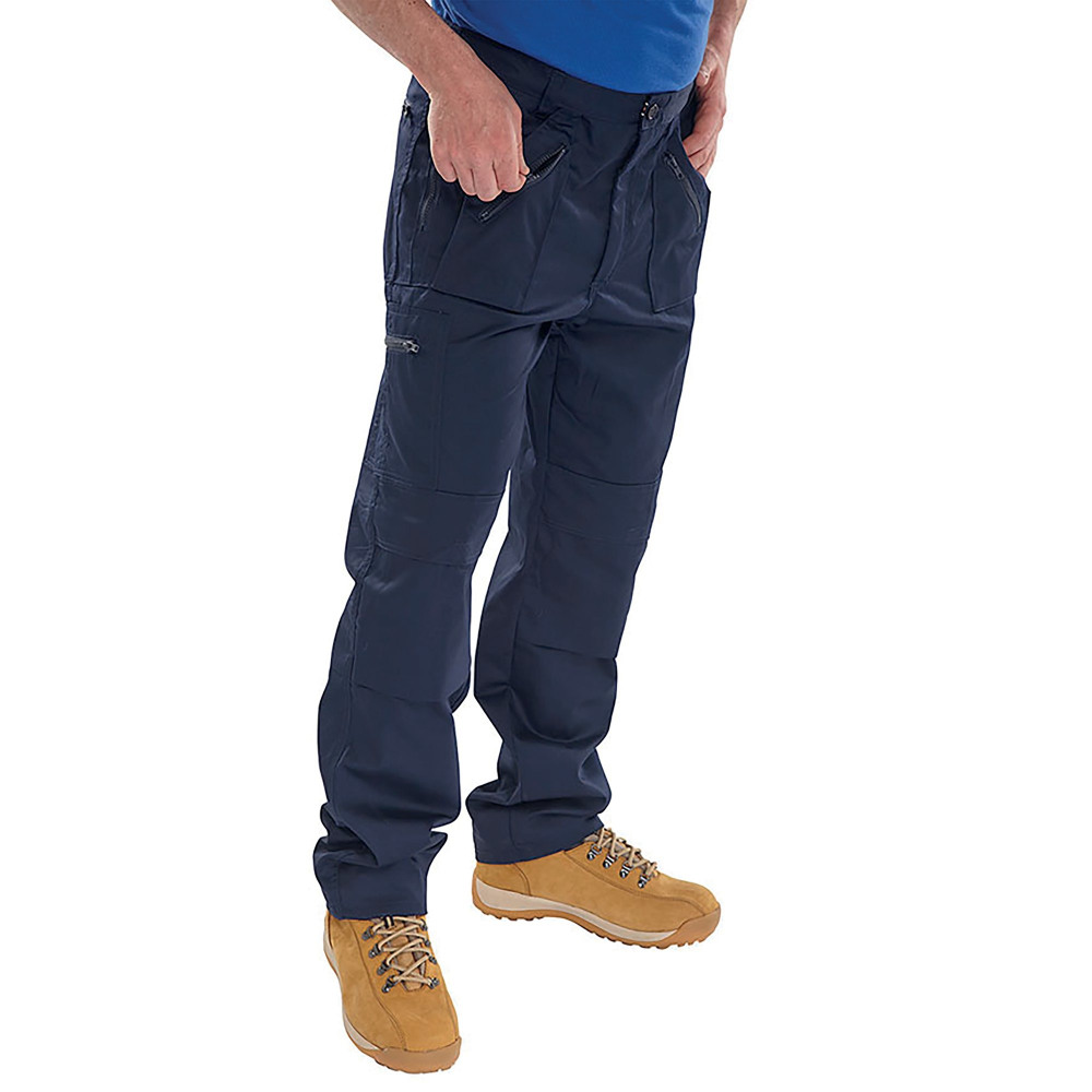 ACTION WORK TROUSERS NAVY BLUE 30