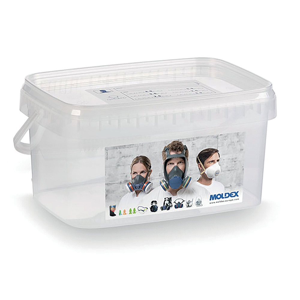 MOLDEX 7995 HALF MASK STOR BOX CLEAR