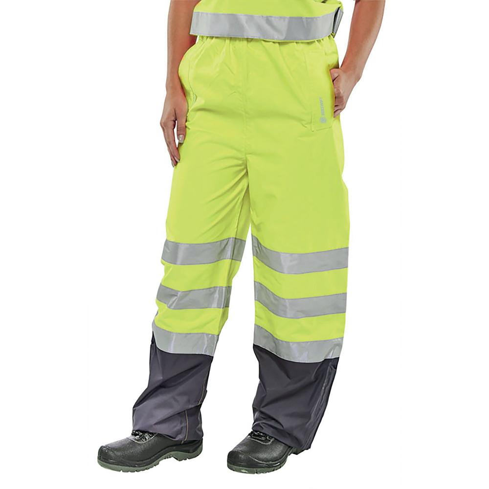 BELFRY HI VIS TROUSERS SYLW/NBLU S