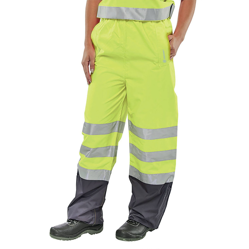 BELFRY HI VIS TROUSERS SYLW/NBLU XL