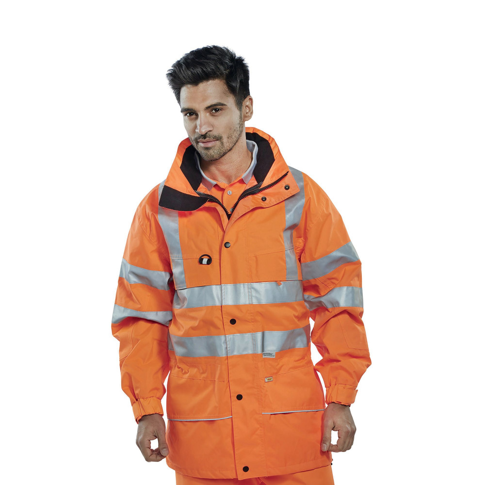 HI VIS CARNOUSTIE JACKET ORANGE 2XL