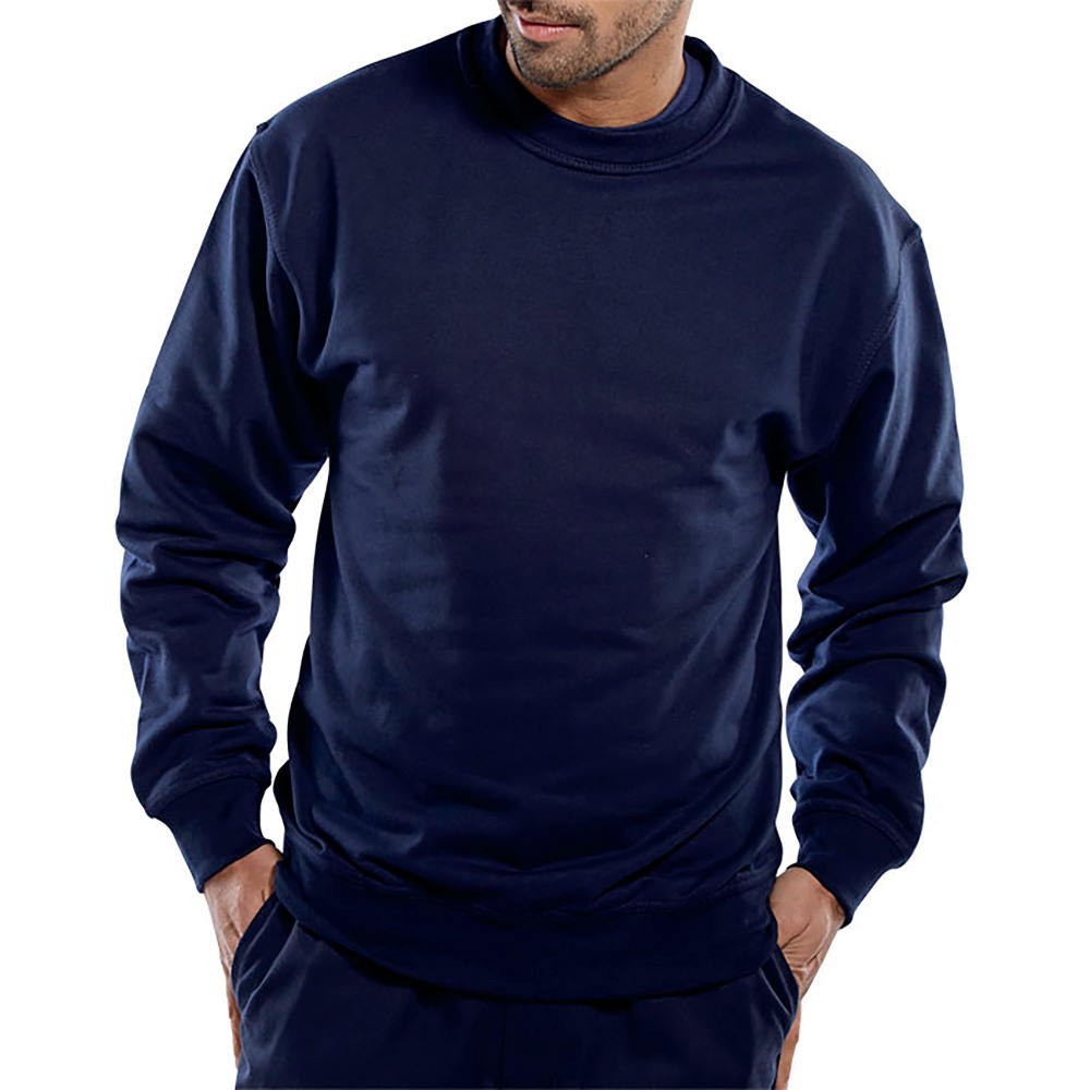 CLICK PC SWEATSHIRT NAVY BLUE L