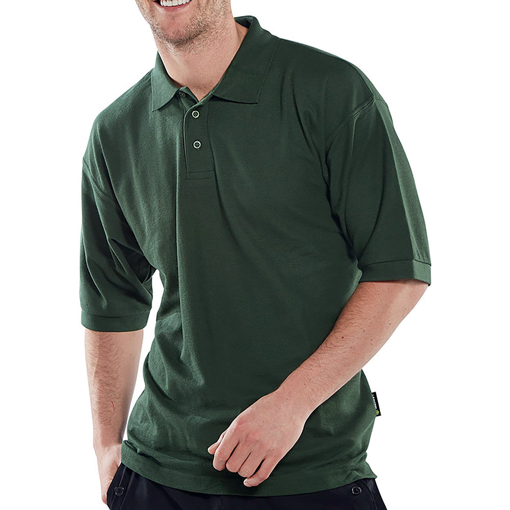 CLICK SHORT SLEEVE POLO BT GRN L