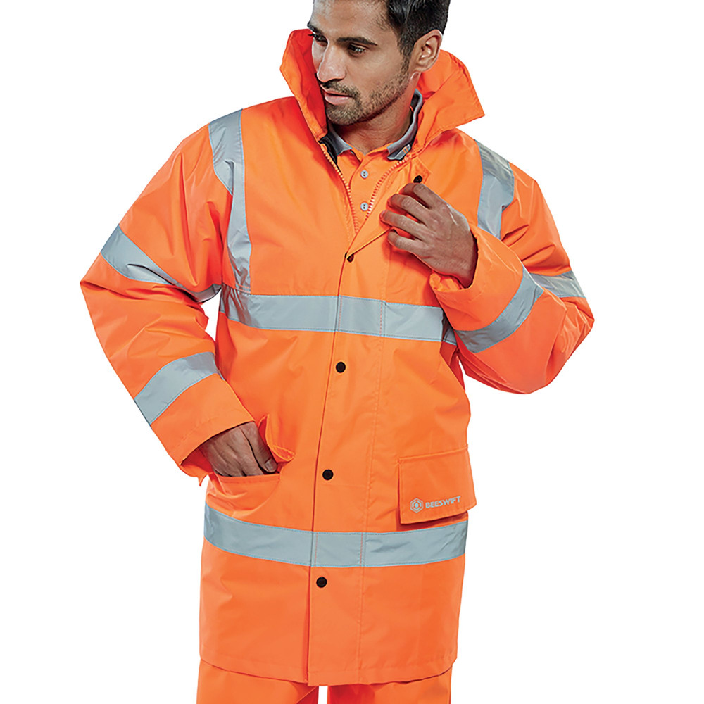 CONSTRUCTOR HI VIS JACKET ORANGE XL