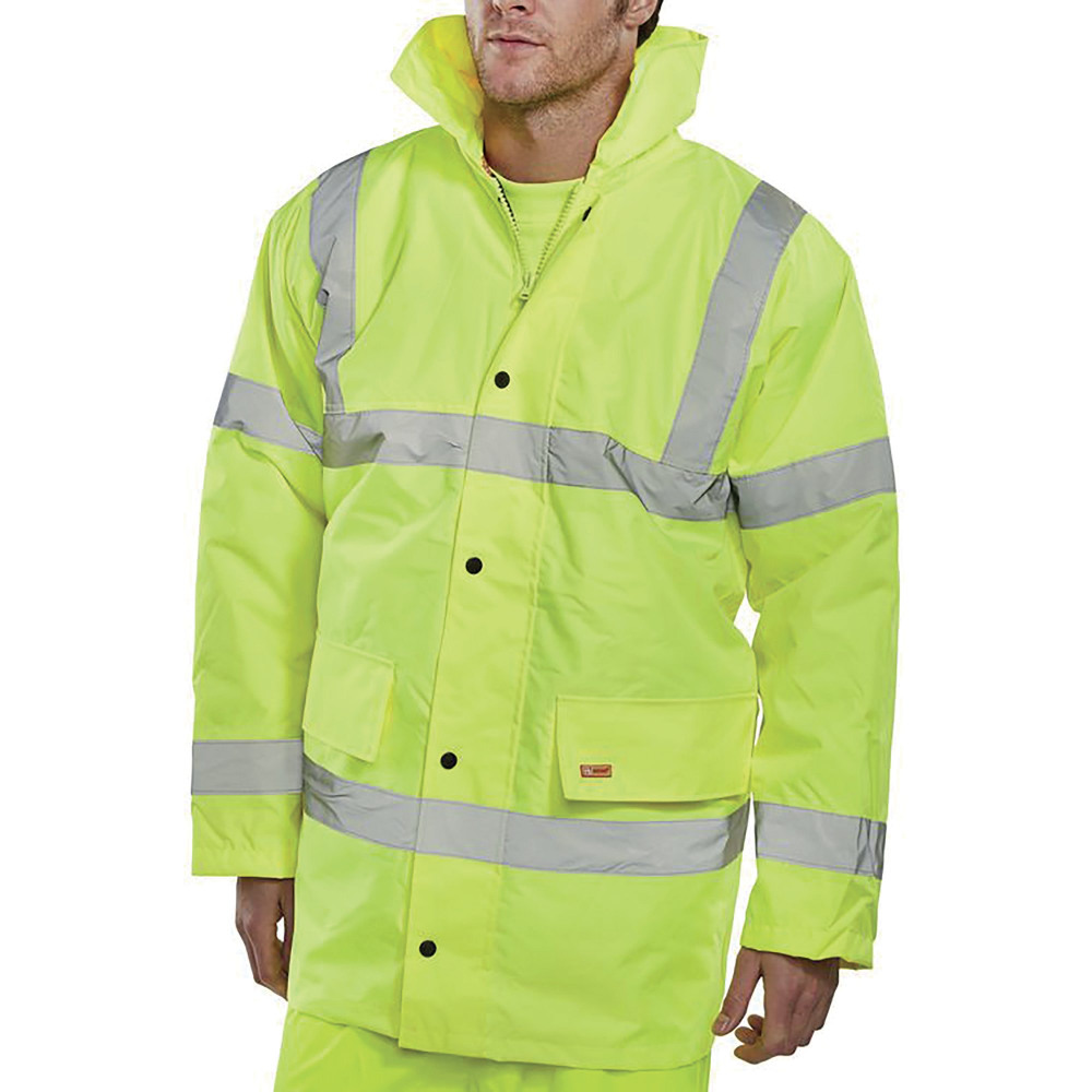 CONSTRUCTOR HI VIS JACKET SYLW 4XL