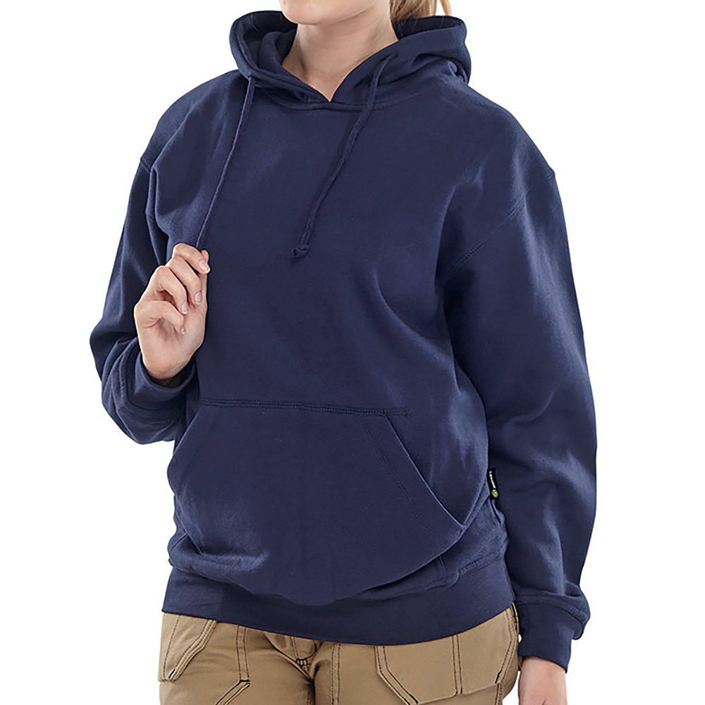 HOODED SWEATSHIRT NAVY BLUE S
