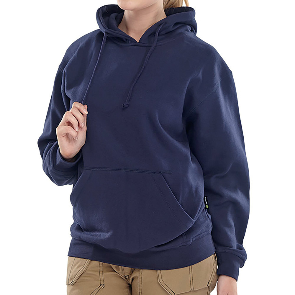 HOODED SWEATSHIRT NAVY BLUE XL