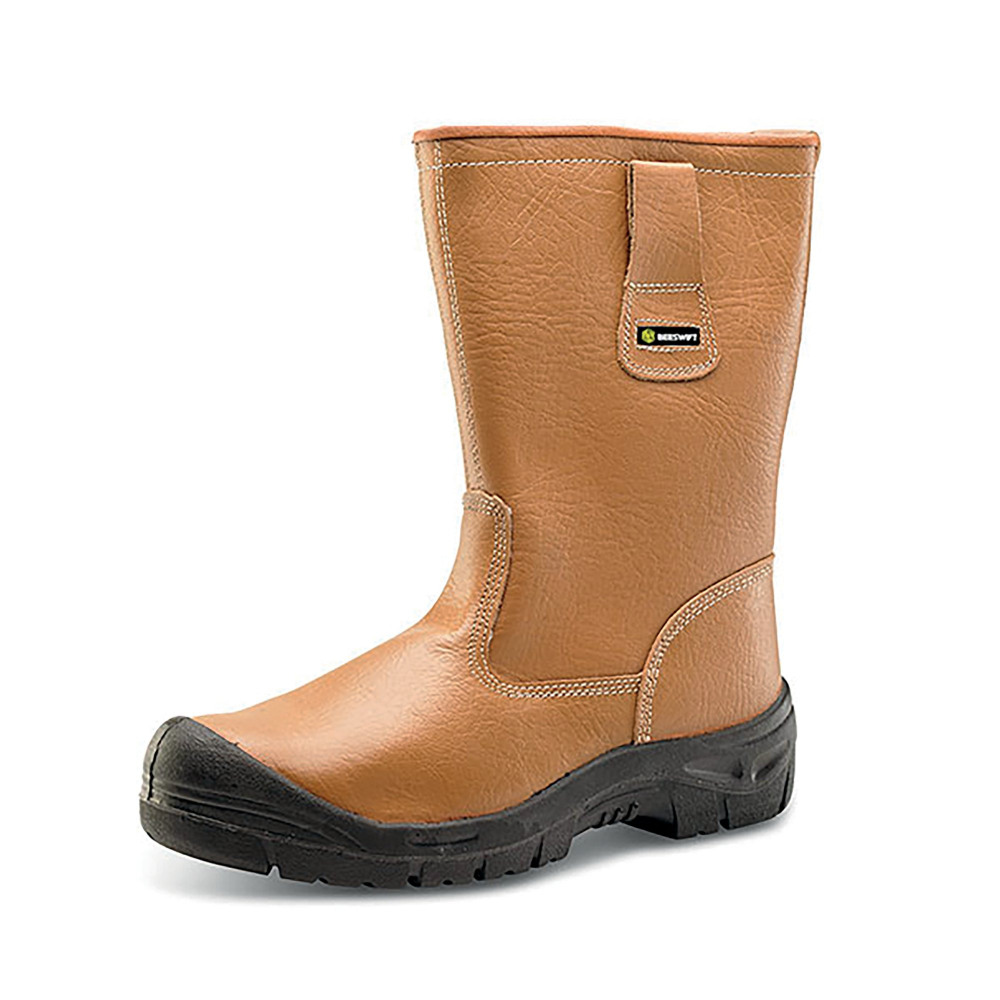 RIGGER BOOTS 1PR SCUFF CAP TAN 10