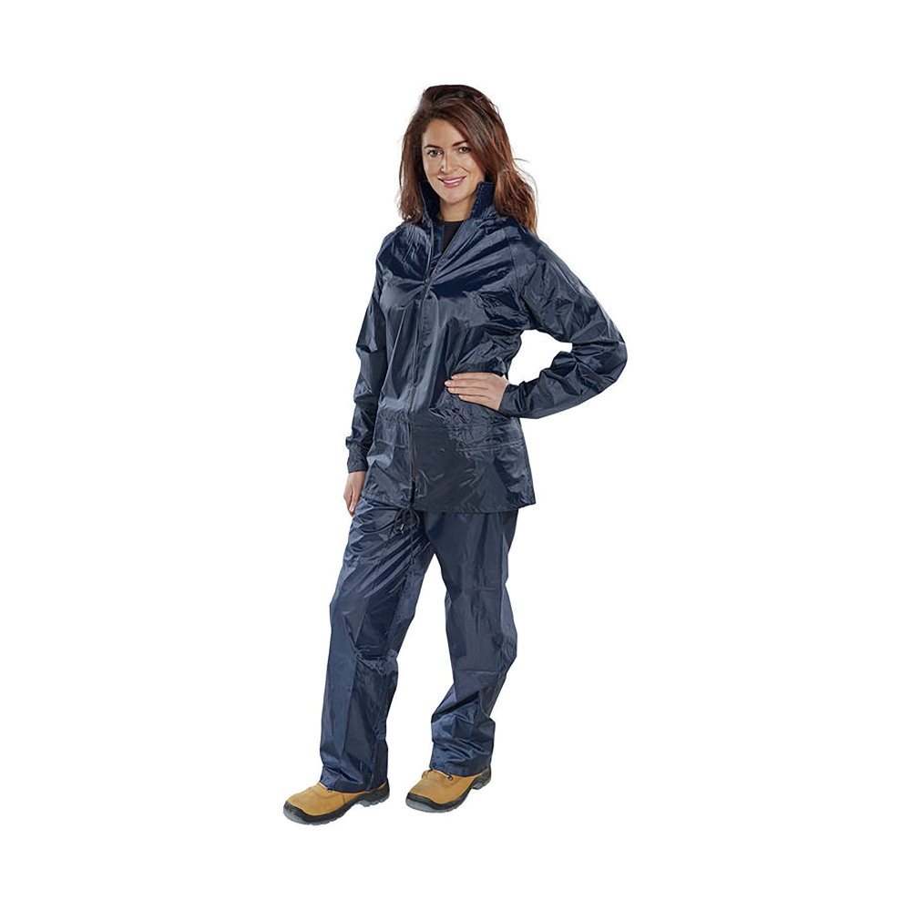 BEESWIFT NYLON WPRF SUIT NVY BLU XL