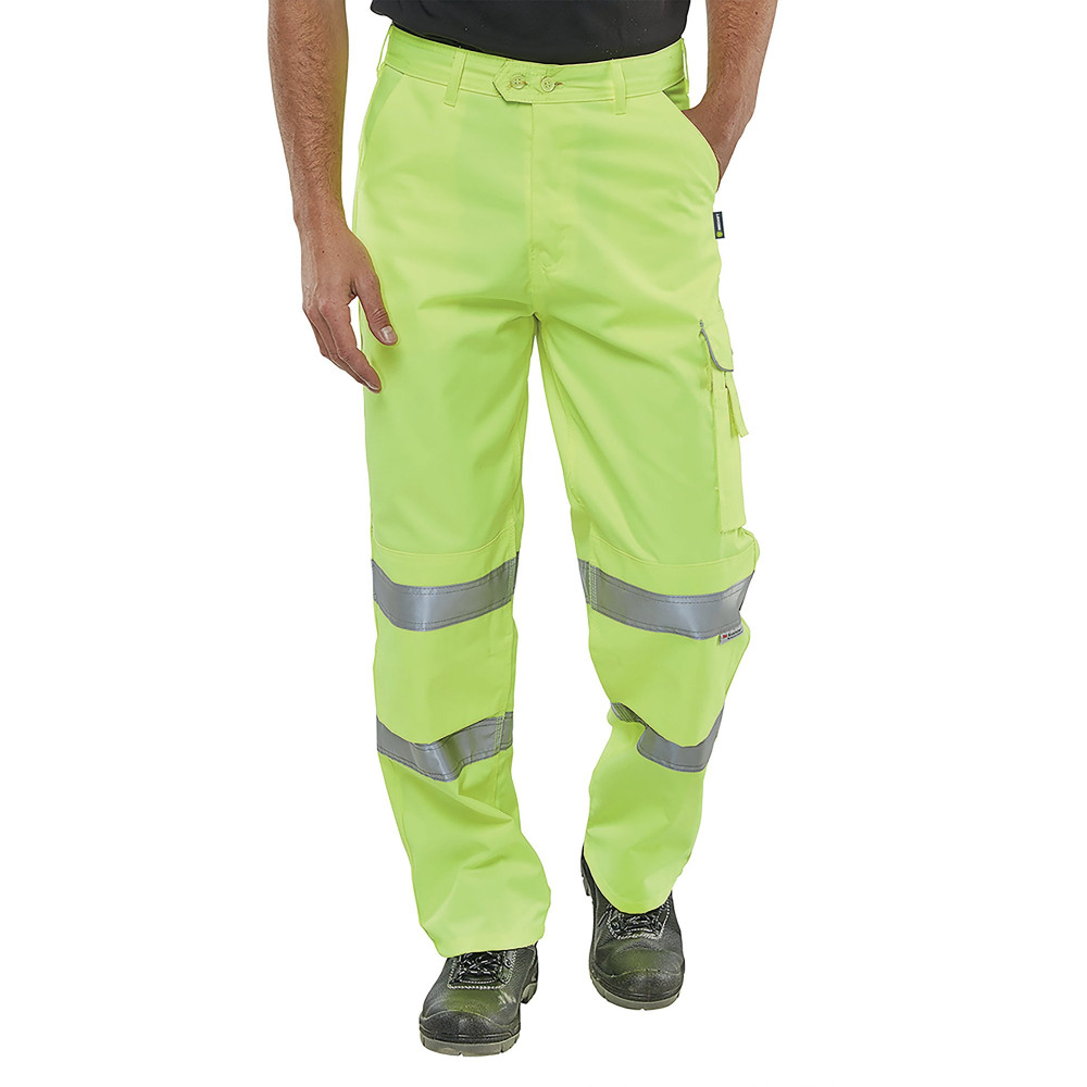 HI VIS POLYCOTTON TROUSERS SYLW 30