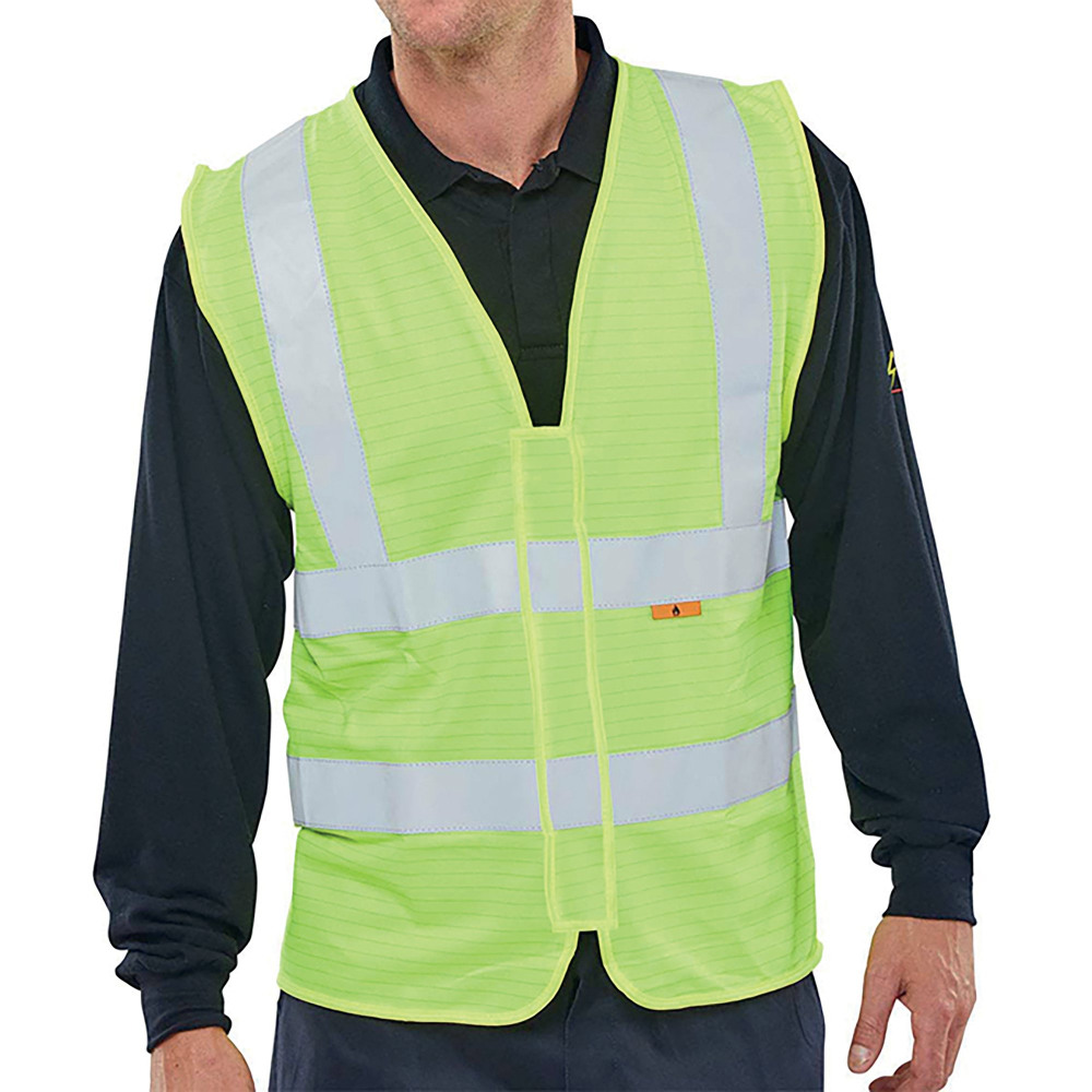 BEESWIFT HI VIS WAISTCOAT SYLW 3XL
