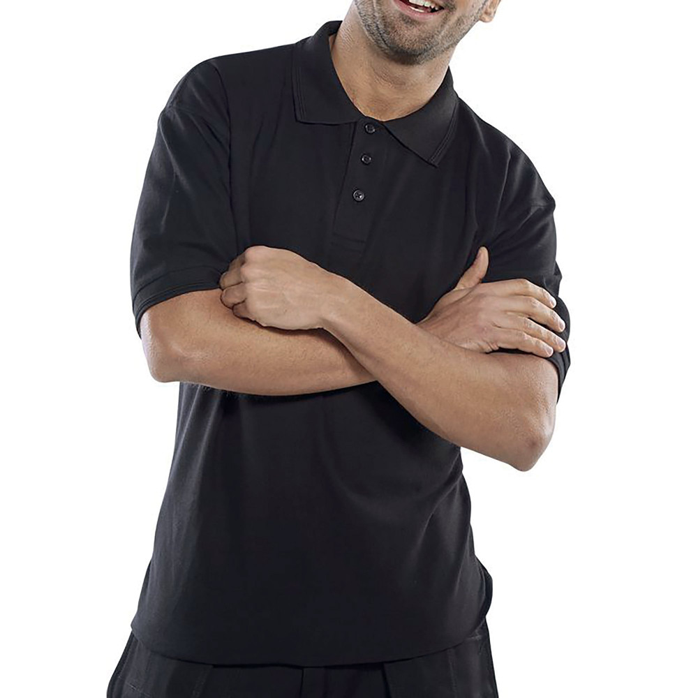 CLICK PREMIUM PK POLO SHIRT BLK S