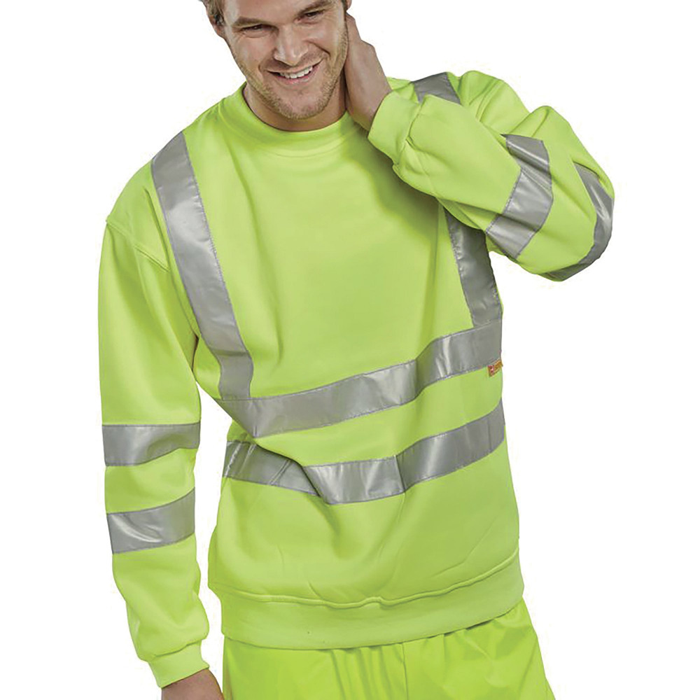 BEESWIFT HI VIS SWEATSHIRT SYLW L