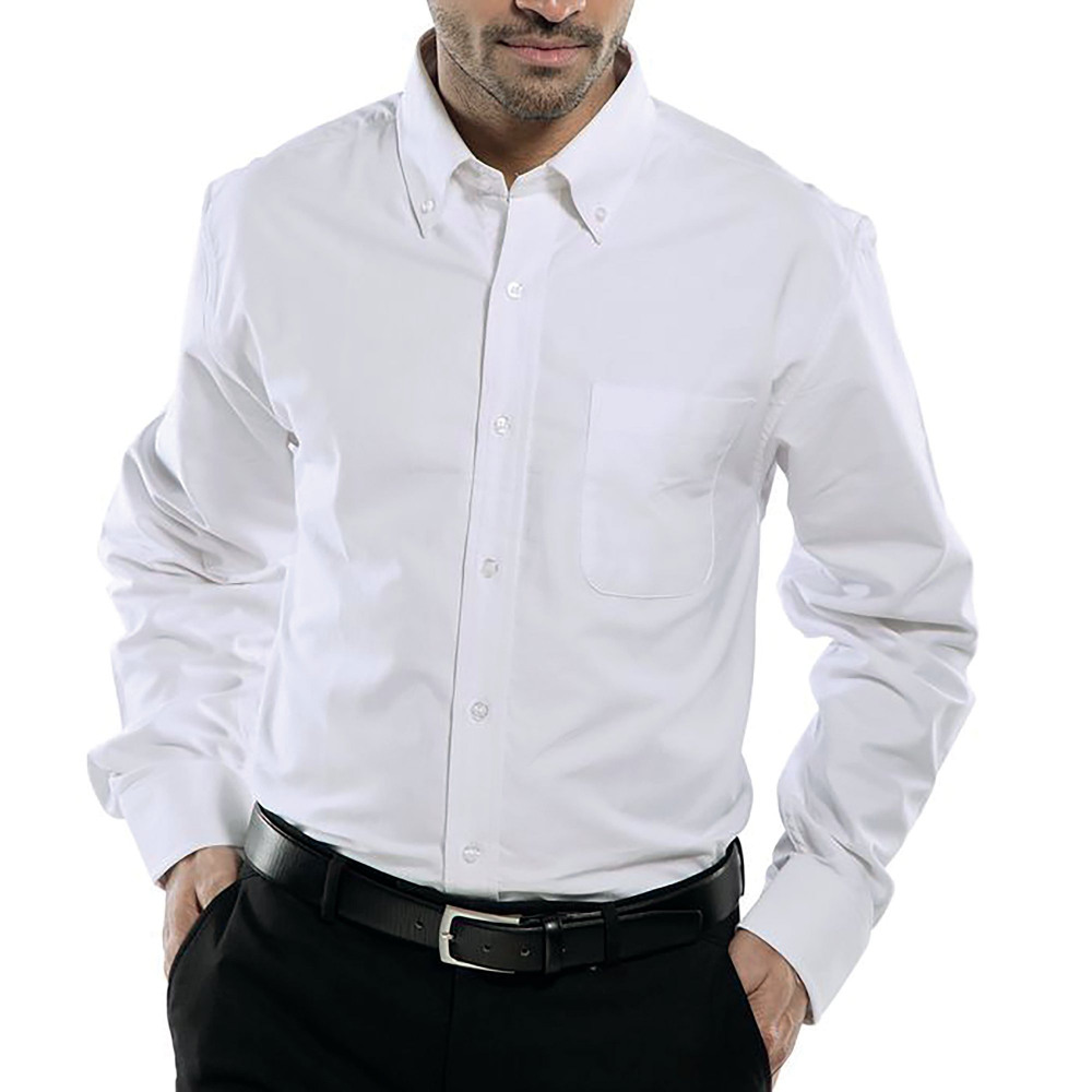 OXFORD LONG SLEEVE SHIRT WHITE 17.5