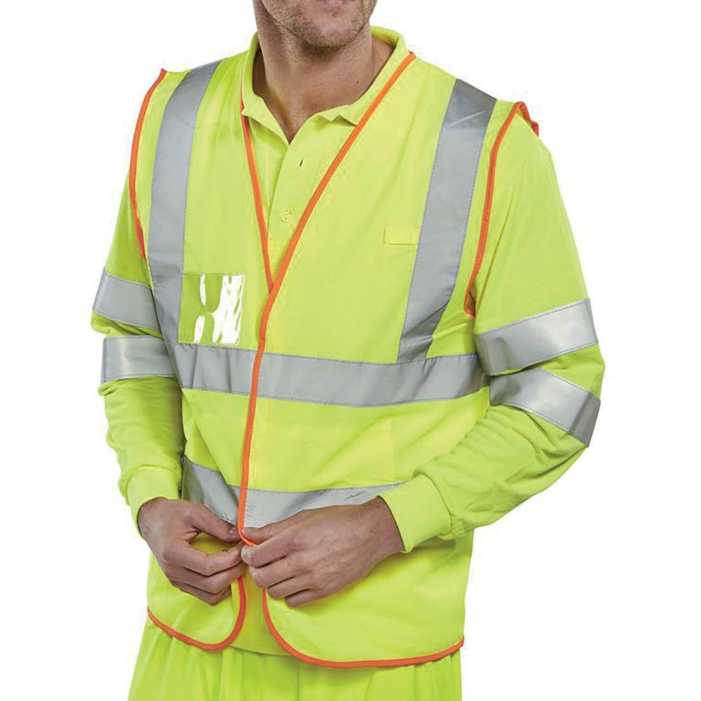 BSAFE MPPS HI VIS VEST SYELLOW XL
