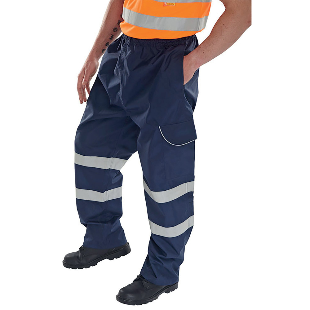 OVER TROUSERS NAVY BLUE S
