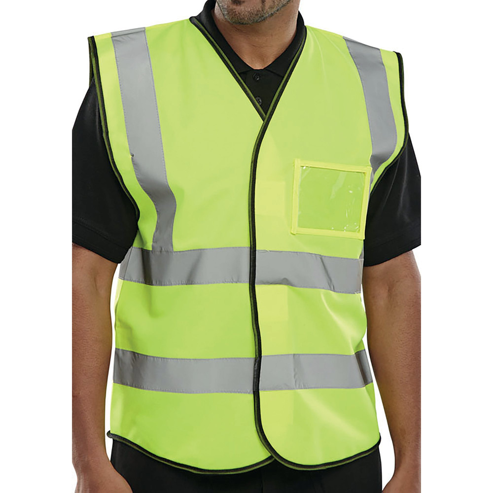 BEESWIFT HI VIS ID VEST SYELLOW L