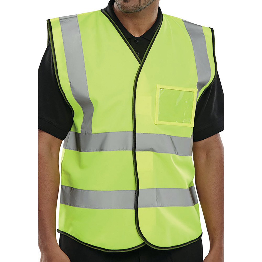 BEESWIFT HI VIS ID VEST SYELLOW 3XL