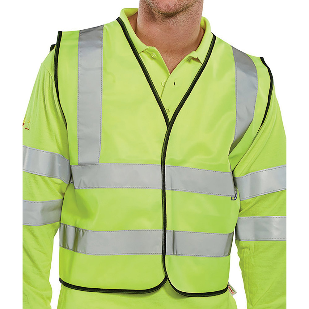 HI VIS WAISTCOAT APP G SYLW 2XL