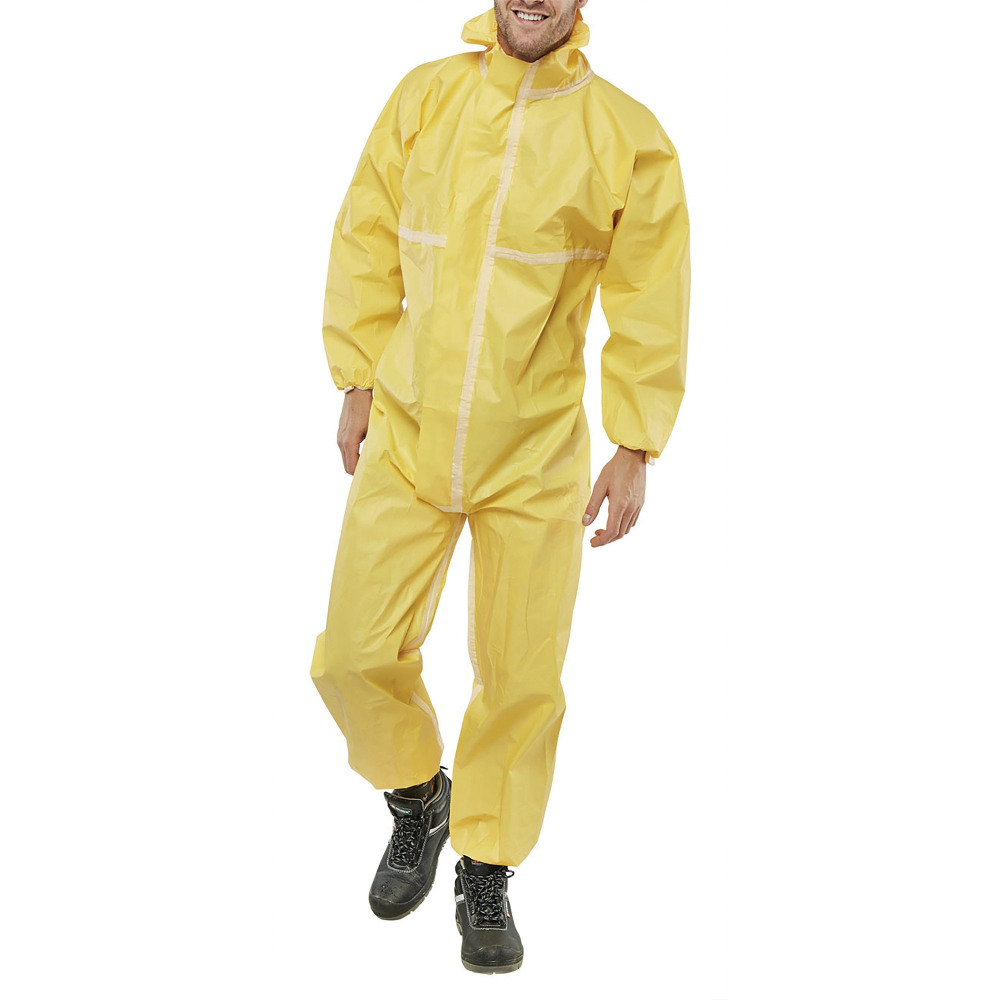 BEESWIFT DISB COVERALL MICPR YLW 2XL