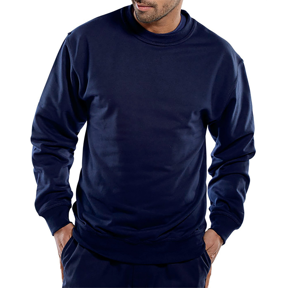 CLICK PC SWEATSHIRT NAVY BLUE 4XL