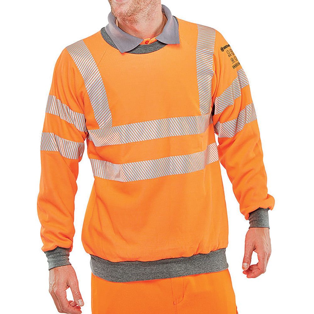 ARC GO/RT HI VIS SWEATSHIRT ORG L